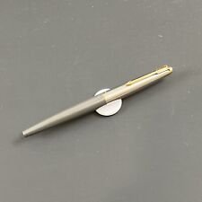 Vintage Parker 45 Fountain Pen Grey Gray / Stainless With Golden Arrow Clip USA picture
