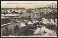 CPA Saint-Thiébault, view of the bridge im Winter 1902  picture