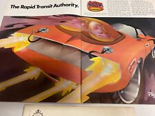 1969 1970 Dodge Scat Pack Rapid Transit Print-Ad Centerfold Road Test + More picture
