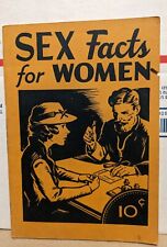 1936 Sex Facts For Women By Richard J. Lambert M.D. 32 Pages Paperback  picture