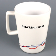BMW Motorsport Mug Powered by M Coffee Cup White ceramic Logo 4x3 in Excellent picture