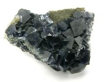 Purple fluorite and smoky quartz mineral specimen China 512 Grams picture
