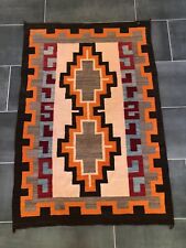 Antique Navajo Weaving Historic Transitional c1900 Rare Churro Wool Rug Blanket picture