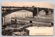 c1910 Eads Bridge Ship St Louis Missouri P344A picture