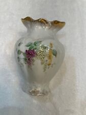 As is Johnson Bros of England Vintage still life Vase gold garnish rare piece picture
