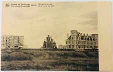 Vintage Zeebrugge Belgium Ruins at Zeebrugge 1914-18 World War I picture
