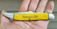 Vintage Camillus #5 Fishermans Luck Knife Folding Pocket Fishing w Hook Remover picture