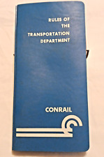 1979-80 Conrail Railway Rules of the Transportation Department Booklet picture