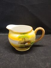Nippon Hand Painted Moriage Farm Setting Antique creamer picture