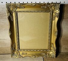 Vintage Ornate Gold Glit Photo Art Frame Fits 8” X 10” picture