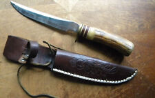 VTG Queen Vietnam Era Recon Style Combat Survival Hunting Knife Rare Stag picture