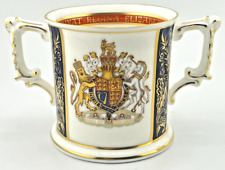 ROYAL CROWN DERBY GOVIERS OF SIDMOUTH QUEEN ELIZABETH II 2002 LOVING CUP #421 picture