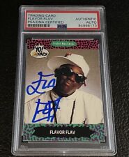 Flavor Flav 1991 Yo MTV Raps Signed PSA Auto Autograph Rap Public Enemy Card 90s picture