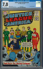Justice League of America #8 CGC 7.0 Gardner Fox Story DC Comic Book Graded picture