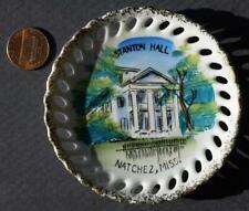 1960s Era Natchez Mississippi Antebellum Stanton Hall colorful butter pat plate picture