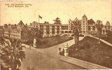 Vintage Postcard- The Arlington Hotel, Santa Barbara, CA Posted 1910s picture