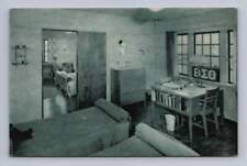 Westminster College Dorm Room ~ Vintage New Wilmington PA Albertype ~1940s picture