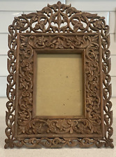 Vintage Wood Carved Frame Beautiful Baroque 9 x 13 in Please Read picture