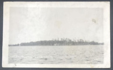 VTG 1924 RPPC Happy Island Sage Lake near Hale MI Michigan Real Photo Postcard picture