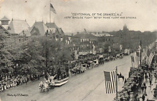 c1909 Centennial Of The Oranges Parade Eagles Betsy Ross Float NJ P403 picture