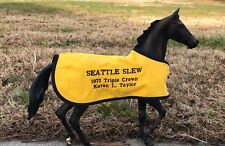 SEATTLE SLEW embroidered blanket for Breyer TB thoroughbred race racehorse horse picture