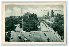 1926 Aerial View of Post Office, Blocks, Streets Ottawa Canada Cancel Postcard picture
