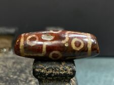 Tibetan Nepalese Himalayan Ancient agate Old Dzi Talisman 9 eye Beads Amulet picture