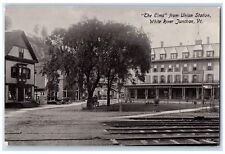 c1910's The Elm's From Union Station White River Junction Vermont VT Postcard picture