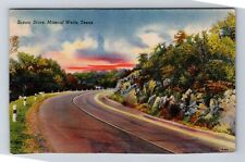 Mineral Wells TX-Texas, Scenic Drive, Antique, Vintage c1947 Postcard picture