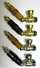 MIXED BAMBOO WOOD AND METAL+ CARB TOBACCO PIPE. SCREEN USA PARTS Hitter picture