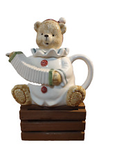 Vintage Otagiri Teddy Bear Clown Teapot picture