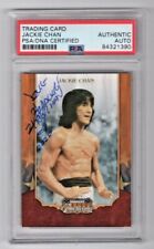 2009 Donruss Americana Jackie Chan Signed Auto Rookie RC Card #1 PSA/DNA picture