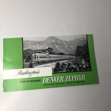 1967 Burlington's  Vista-Dome Denver Zephyr Chicago Omaha Lincoln Brochure   #5 picture