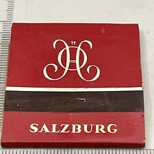 Vintage Matchbook  Salzburg Hotel Osterreichischer Hof gmg Unstruck Wood Matches picture