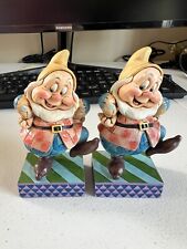 Lot of 2 Jim Shore Disney “Happy Hop” Seven Dwarfs Figurines 4049627 picture
