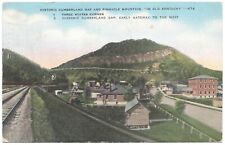 Vtg. 1941 Posted Postcard Cumberland Gap, Three States Corner, Pinnacle Mtn. picture