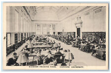 c1940's Widener Reading Room Harvard University Cambridge MA Vintage Postcard picture
