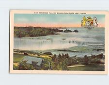 Postcard Horseshoe Falls Of Niagara From Falls View Niagara Falls Canada picture