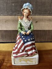 Vintage Betsy Ross Lionstone Whiskey Decanter 1975 Bicentennial Series LE picture