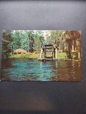 Orangeburg South Carolina SC Postcard Chinese Water Wheel River Edisto Gardens picture