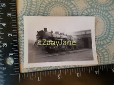 A730 VINTAGE TRAIN ENGINE PHOTO Railroad ILLINOIS CENTRAL 1867 LEAVING BARN picture