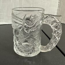 1995 Batman Forever Collectors Mug - Etched Glass - Mcdonald's Promotional Merch picture
