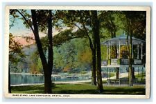 1921 Band Stand Lake Compounce, Bristol, Connecticut CT Antique Postcard picture