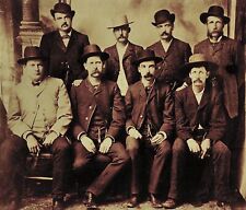 1883 WYATT EARP &, BAT MASTERSON & The Dodge City Peace Commission PHOTO (176-U) picture