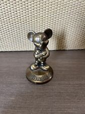 Disneyland MICKEY MOUSE Brass  Paperweight Vintage Souvenir, Excellent Condition picture