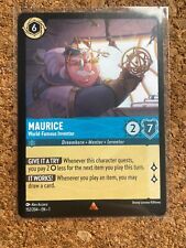 Disney Lorcana Maurice World-famous inventor Rare NonFoil 152/204 picture