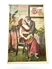 Antique Taylor Art Co 1909 Kissing Couple Series 470 Vtg Postcard Watercolor picture