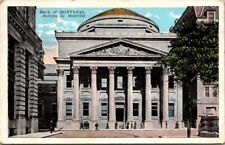 Vintage Postcard View of the Bank of Montreal Quebec QC Canada 1926        21544 picture