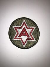 6th / Sixth  Army U.S. Army Patch Insignia - Vintage OD Green picture