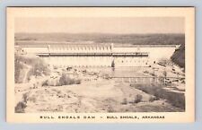 Bull Shoals AR-Arkansas, Bull Shoals Dam, Antique Vintage Souvenir Postcard picture
